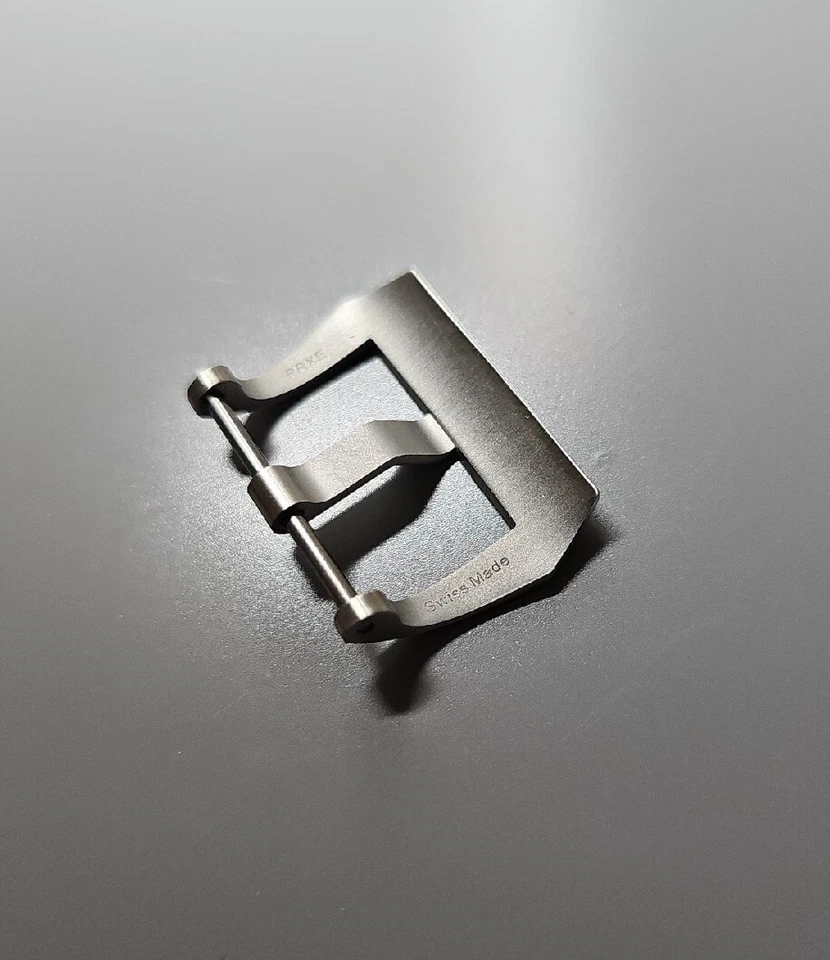 Panerai 22mm OEM Brushed Stainless Steel Tang Buckle 22MM PAV00627 SWISS MADE  - Image 4 of 4