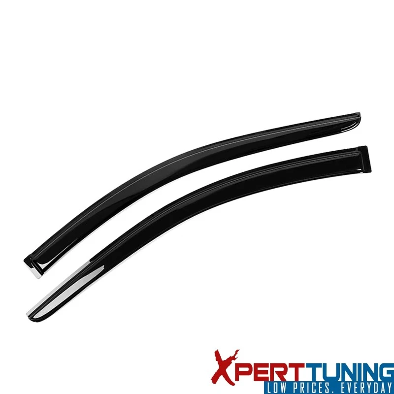 Se adapta a 03-07 Honda Accord cupé viseras de ventana ventilación deflector de lluvia acrílico 2 piezas Foto 4 de 4