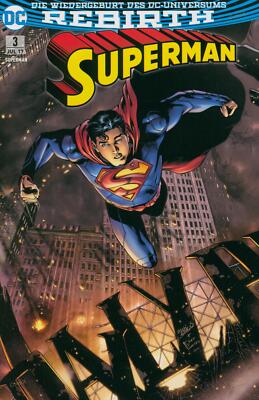 Superman Rebirth Nr. 3 - Panini (2017) Variant Cover limitiert 444 Ex. Z. 1