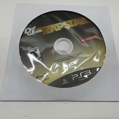 Def Jam Rapstar PS3 (Sony PlayStation 3, 2010) Disc Only