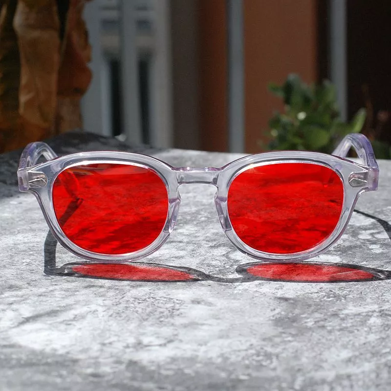 Civil War Movie Style Red Glasses - Amear Red Sunglasses FREE Int Shipping  🚚‍💨 | eBay