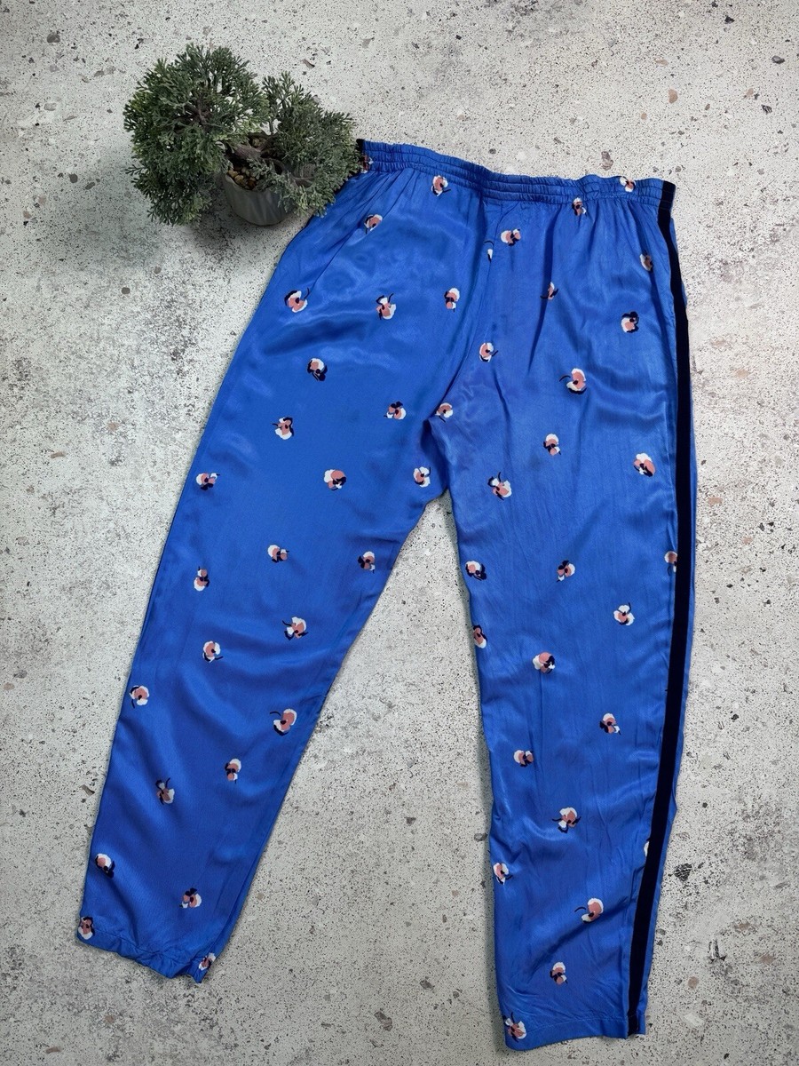 パンツ ChloAC Viscose And Cotton Pants See by Chloe Vintage Trousers Pants Size F38: I 42 Blue
