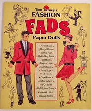 Tom Tierney's FASHION FADS--Fun Paper Doll Book from Paper Studio Press