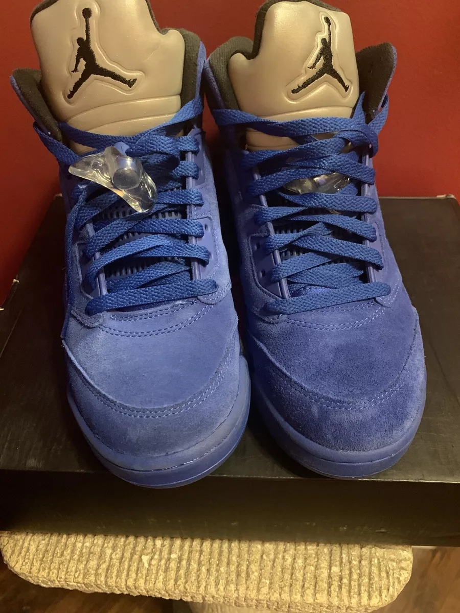 Jordan blue cheap suede 11