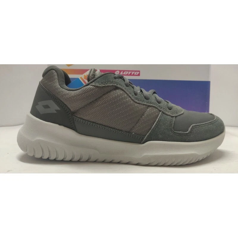 Scarpe Da Ginnastica Lotto Pivoot Mid K Unisex Bambini E Ragazzi – Sneaker Alte Con Lacci Elastici E Velcro, Suola In Gomma Antiscivolo