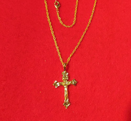 NKlaus 925 Argento Sterling Argento Croce Crocifisso Ciondolo Ortodosso Rodio Placcato Comunione Cresima 6336