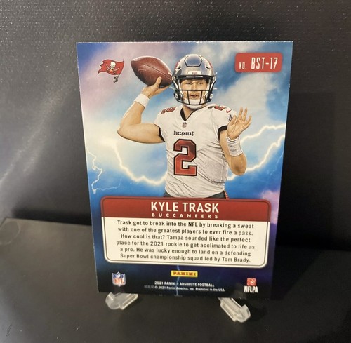 2021 Panini Absolute Kyle Trask By Storm RC #BST-17 Buccaneers Rookie - Picture 2 of 2