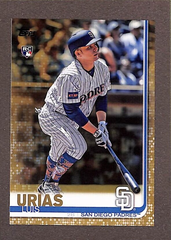 2019 Topps Series 1 Gold Parallel #192 Luis Urias Rookie /2019