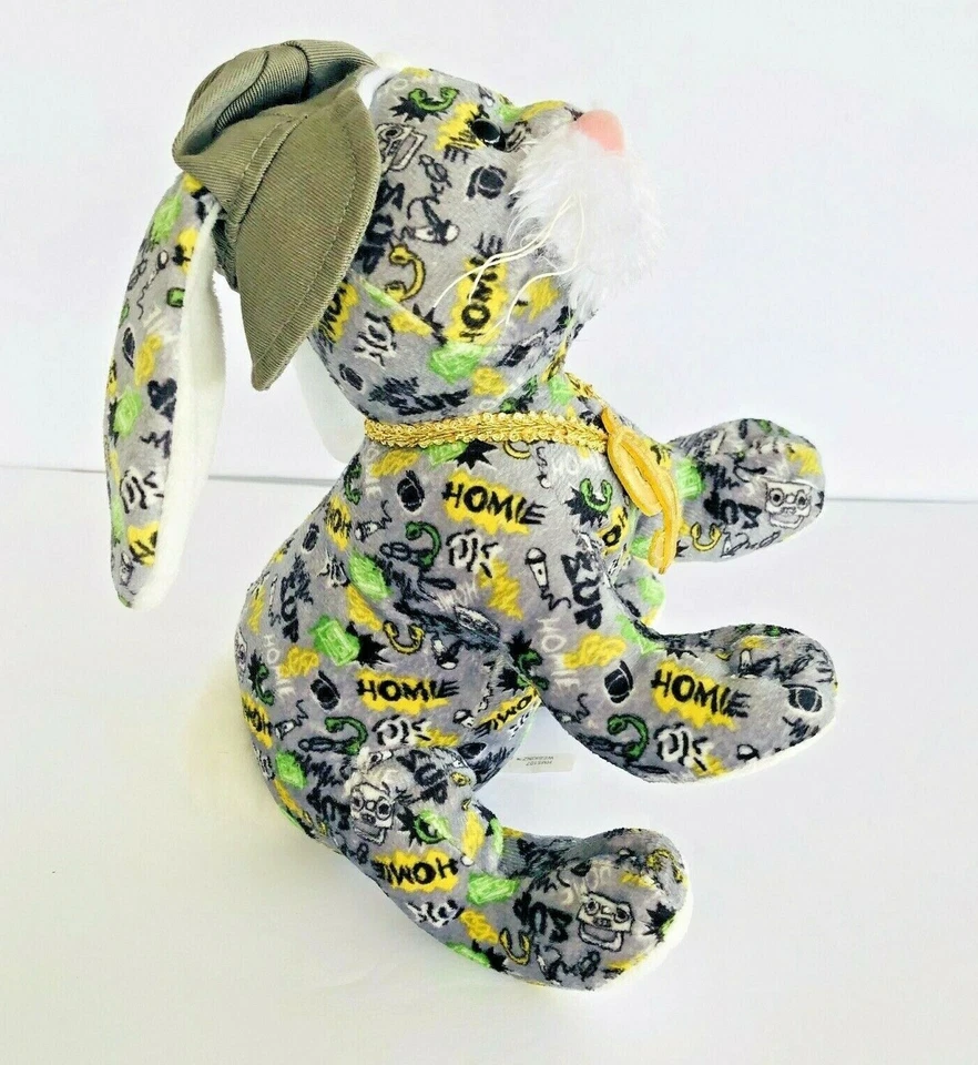 Ganz Webkinz Rockerz Bunny 11" Plush HM5107 No Code Hip Hop Dance - Image 4 of 4