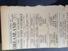 A2k ephemera advert 1957 dreamland margate anne bancroft  walk the proud land 