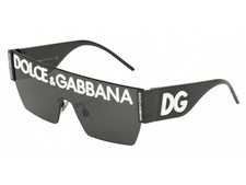 Dolce\u0026Gabbana DG2233 01/87 43-143-145mm Occhiali da Sole Nere con Lenti  Grigi | Acquisti Online su eBay