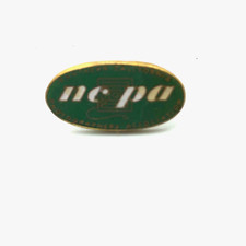 NCPA Lapel Pin Northern California Photographers Assn Green Enamel Vintage