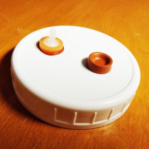 6 tapas de frasco de cultivo líquido - puerto de inyección de alta resistencia para boca regular autoclavable - Imagen 5 de 7