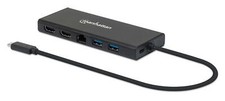 Manhattan Adattatore USB-C&trade; SuperSpeed Multiporta a Doppia Porta HDMI