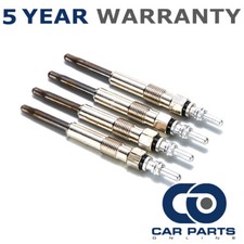 4x Diesel Heater Glow Plugs Fits VW Caddy (Mk3) 2.0 SDi Diesel (2004-2010)