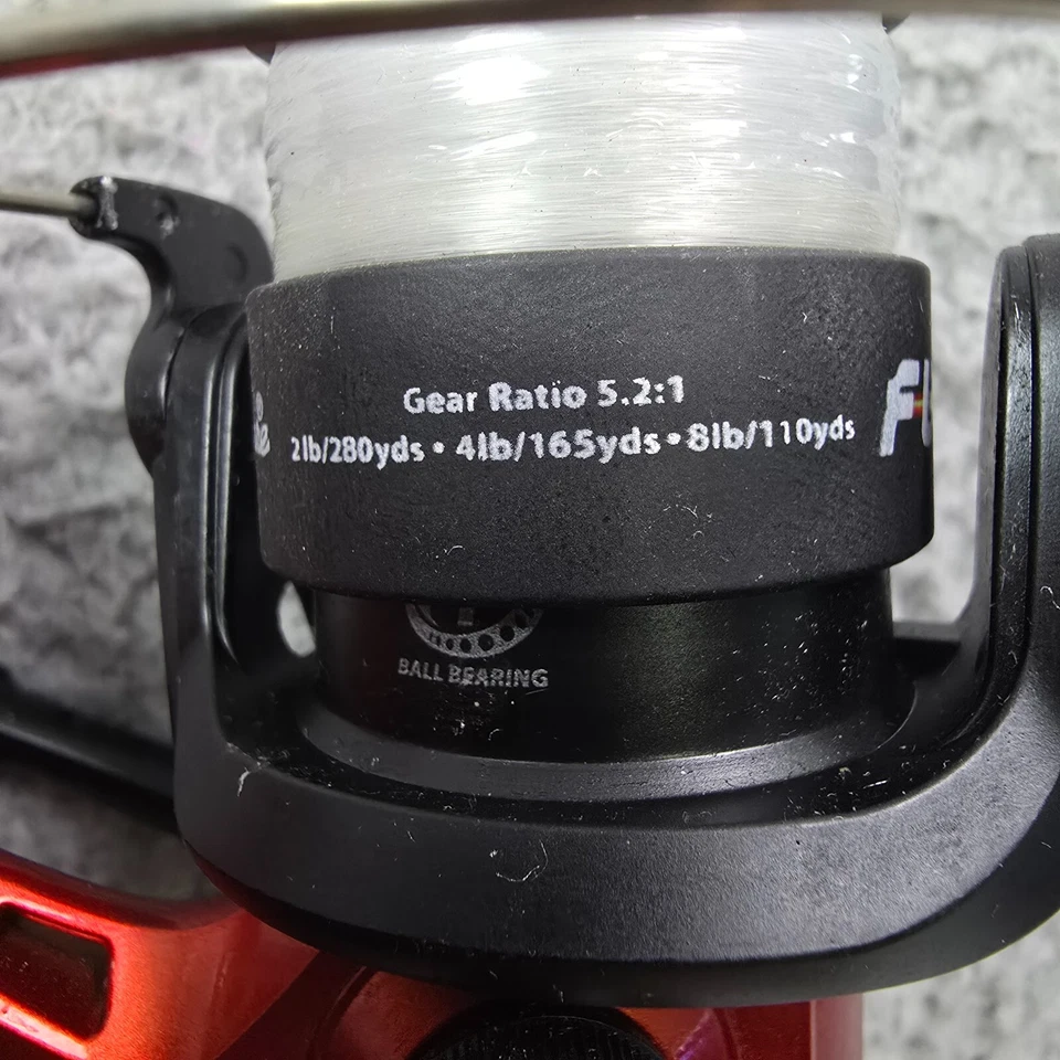 Shakespeare Fuel Ice Fishing Pole 25" with Reel Gear Rod Outdoors Spinning Combo - Image 3 of 4