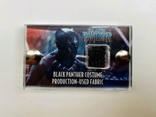 Tela de disfraz de pantera negra - pieza de utilería de película usada de producción con certificado de autenticidad