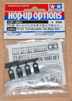 Tamiya 53662 TT-01 Turnbuckle Tie-Rod Set (TT01/TT01E/TT02/TT02D