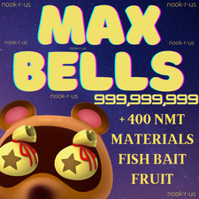 Max Bells 3.0 Update Nook Mile Ticket NMT Fis...