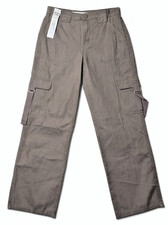 Tinseltown Cargo Pants Mid Rise Womens Juniors Large / L 11-13 Brown Khaki