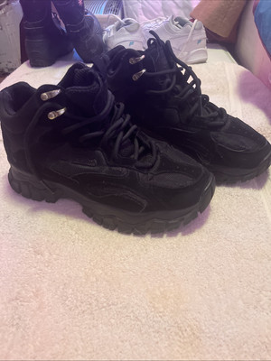 Fila Men's Ray Tracer TR 2 Mid Us 7 1/2 Winter Sneakers Black Outdoor