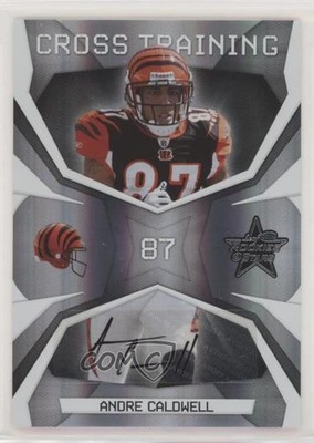 2008 Leaf Rookies & Stars Signatures 13/25 Andre Caldwell #CT-1 Auto fm0