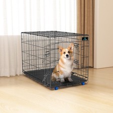 PetsTuff Great CRATES 36  Large Dog Crate - Heavy-Duty Dog Kennel with Divide...