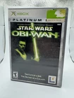 Star Wars Obi Wan (Microsoft Xbox, 2001) CIB Complete With Manual Tested