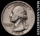 1944-S Silver Washington Quarter - Scarce  Better Date  No Reserve  #G8991