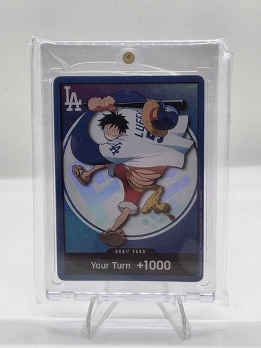 2026 One Piece x Dodgers Monkey D Luffy Promo Don Card (FAST SHIP)