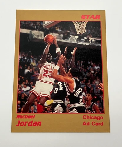 Michael Jordan Star Company Gold Ad card - Ultra Rare!!!!