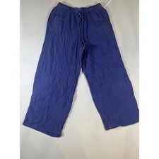 Jessica Simpson Gauze Wide Leg Pants Purple Size S