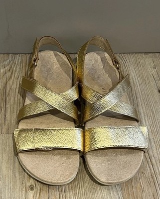 Vionic Raya Gold Sandalen Uk 6,5 Neu Unbenutzt Sommerschuhe