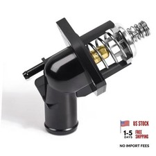 Engine Coolant Thermostat Housing Assembly Compatible with 2014-2020 Chevy