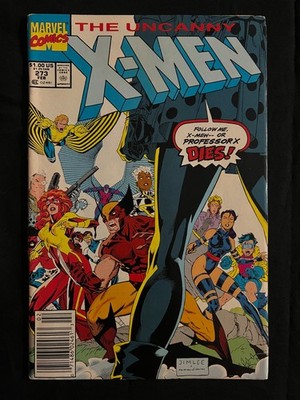 Uncanny X-Men #273 (1991) - 1st Wolverine vs Gambit Battle, Newsstand Key