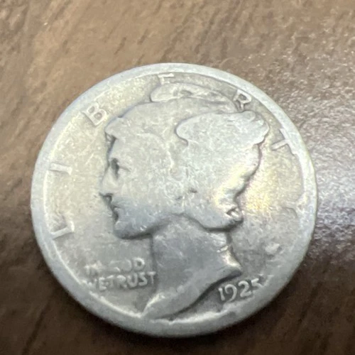 1925 MERCURY SILVER DIME ACTUAL COIN Get More Today & Save Shop Here Buy Here
