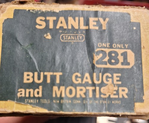 Stanley No 281 Butt Gauge & Mortiser (0589) USA
