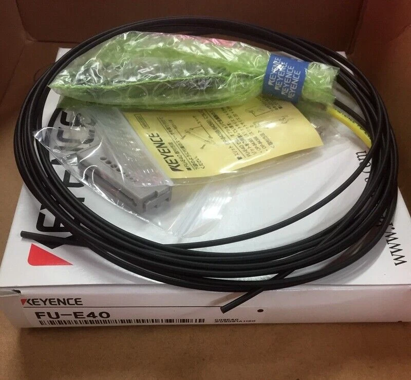 Sensores de fibra óptica KEYENCE FU-E40 FUE40 nuevos en caja uno IVA gratuito de EE. UU. Foto 2 de 4