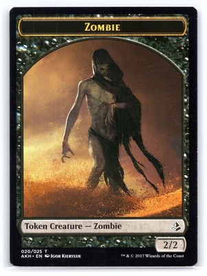 MTG LP-NP Normal Horse // Zombie Double-sided Token 10 // 20 T Hour of Devastati