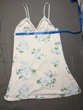 Vince Camuto Floral Crane Satin Slip Dress medium good