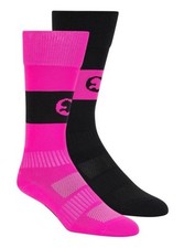 PROCAT BY PUMA KIDS' OVER THE KNEE ATHLETIC SOCKS - SIZE: YOUTH L - PINK/BLACK