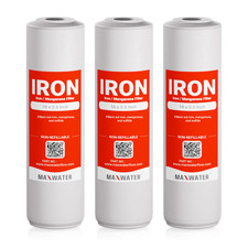 3 Packs Iron Manganese water filters for whol...