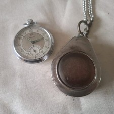 Bergbau, UMF Ruhla, Taschenuhr mit Schutzkapsel