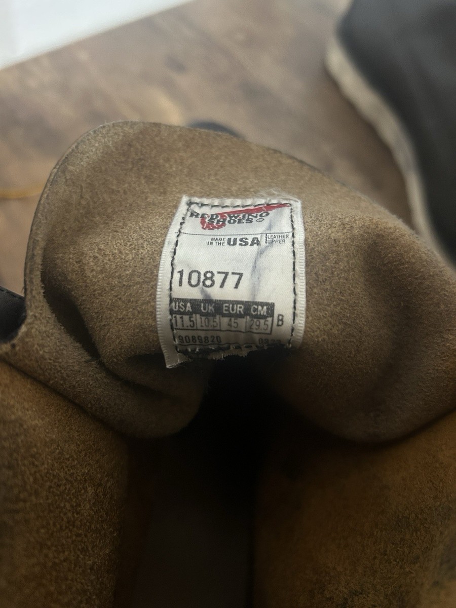 Red Wing 877 Moc Toe Work Boots 11.5B Wedge Sole | eBay