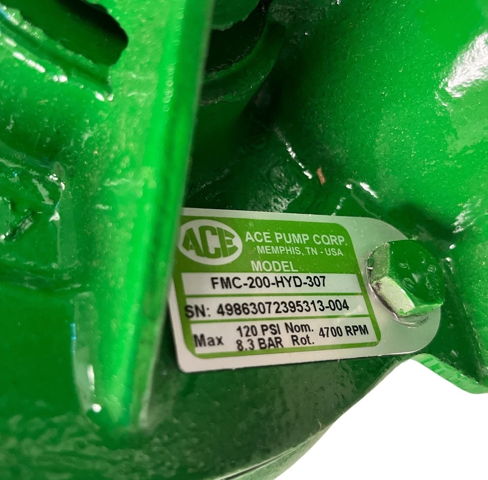 Ace Pumps Hyd Driven Cast Iron Centrifugal Pump 2" X 1-1/2" - FMC-200-HYD-307 - Image 3 of 4