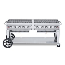 Crown Verity CVRCB72 72 in Double Inlet Outdoor Charbroiler