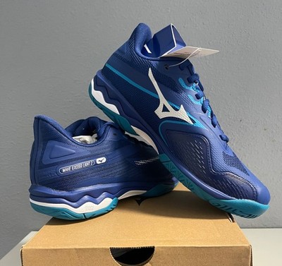 Men s Mizuno Wave Exceed Light 2 AC Tennis Shoes in Royal Blue/Teal