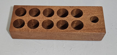Kamal Solid Wood 10 piece Tray for Bean Cellar, Essential oils, many uses