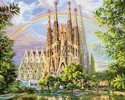 Malen nach Zahlen Sagrada Familia (Simba Dickie (Noris Spiele GmbH)) NEU/OVP