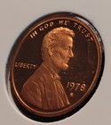 1978S Lincoln Cent, Proof, Penny, #1052 — photo 3